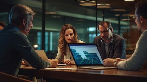 команда фінтеху працює над аналітикою